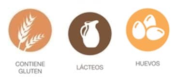 Gluten leche huevos