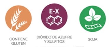 Gluten sulfitos soja