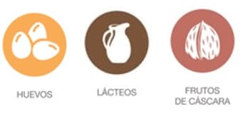 huevos leche frutos cascara